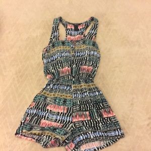 Afro patterned Romper